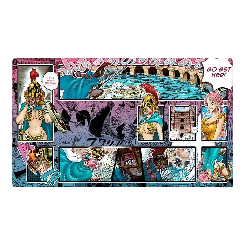 Rebecca One Piece Table Playmat OPCG TCG CCG Play Pad Trading Card Game Mat Mousepad