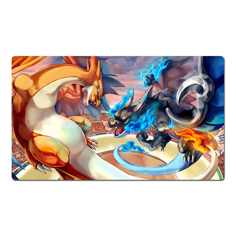 Charizard Board Pokemon Table Playmat PTCG TCG CCG Pad Trading Card Games Mat