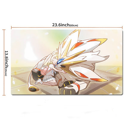 Lillie Solgaleo Board Game Pokemon Table Playmat TCG CCG Mat Play Pad Mousepad