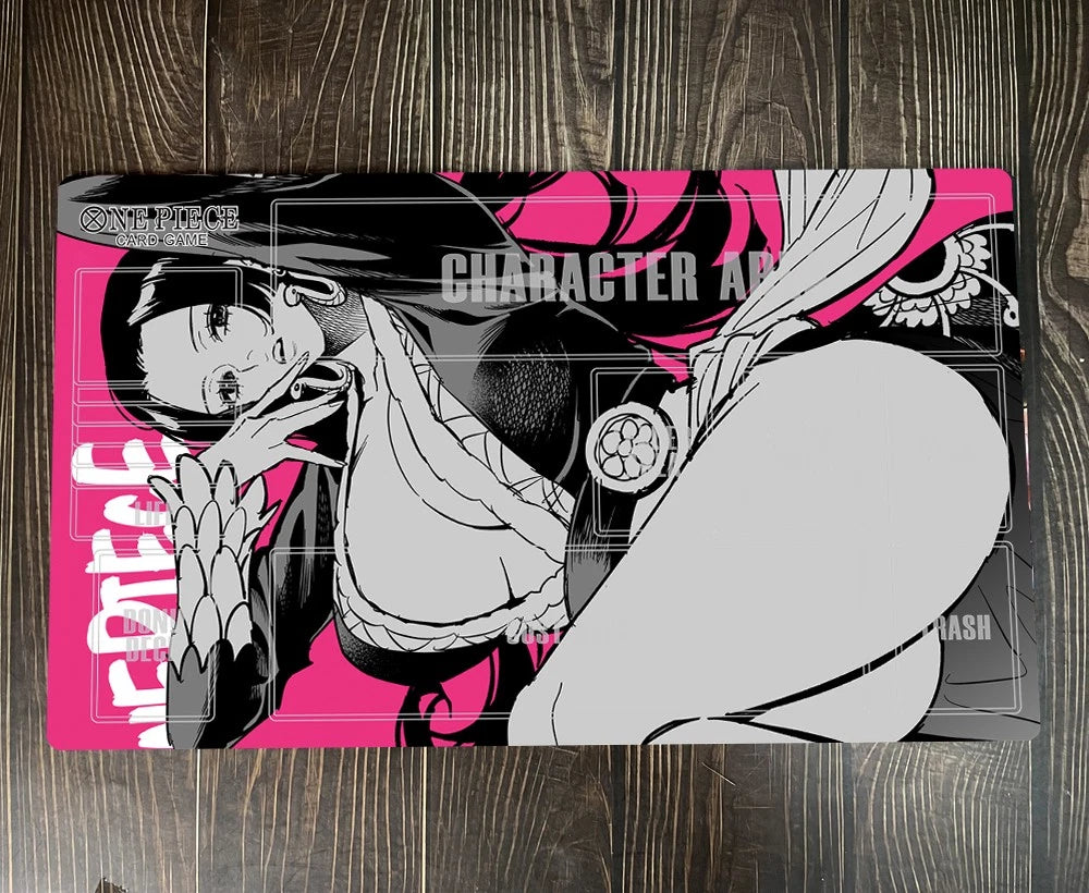 One Piece O-P OPCG TCG CCG Table Mousepad Boa Hancock Playmat Trading Card Game DeskMat