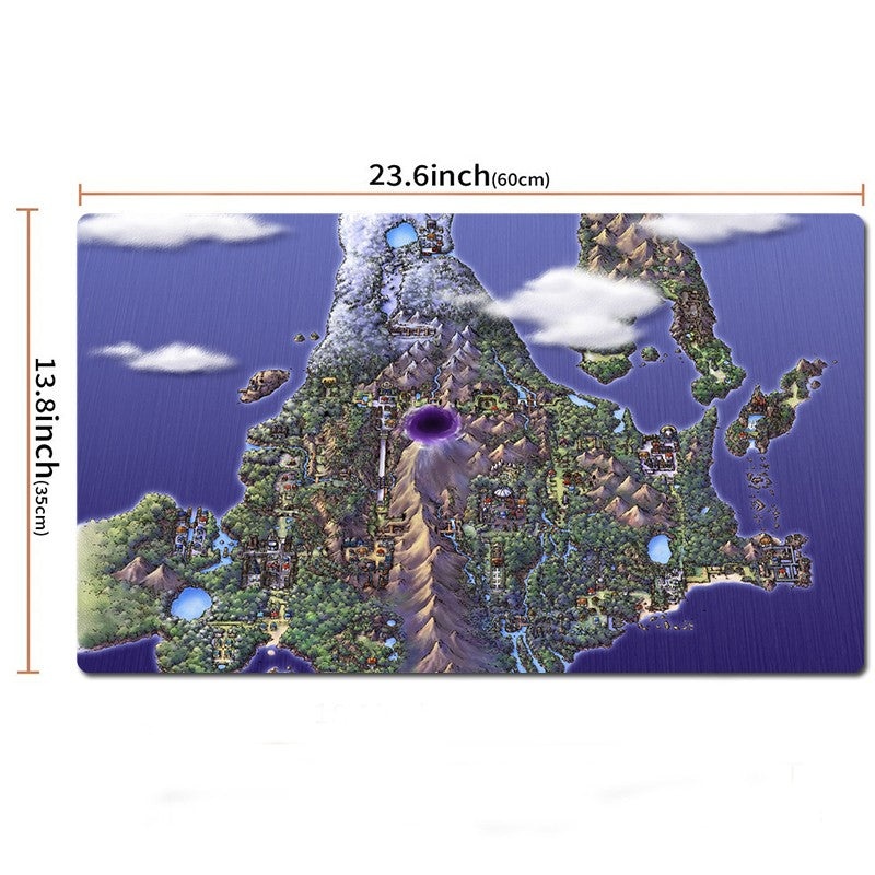Sinnoh Region Board Game Pokemon Playmat PTCG TCG CCG Pad Trading Card Games Mat