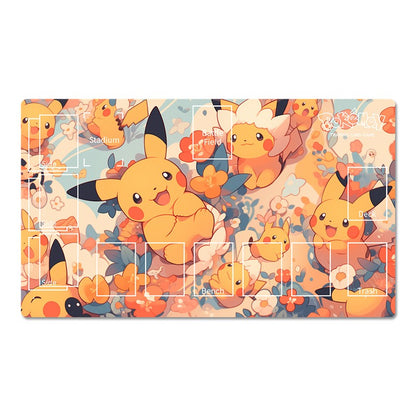 Pokemon Duel Playmat Pikachu TCG CCG Games Play Mouse Pad Trading Card Game Mat