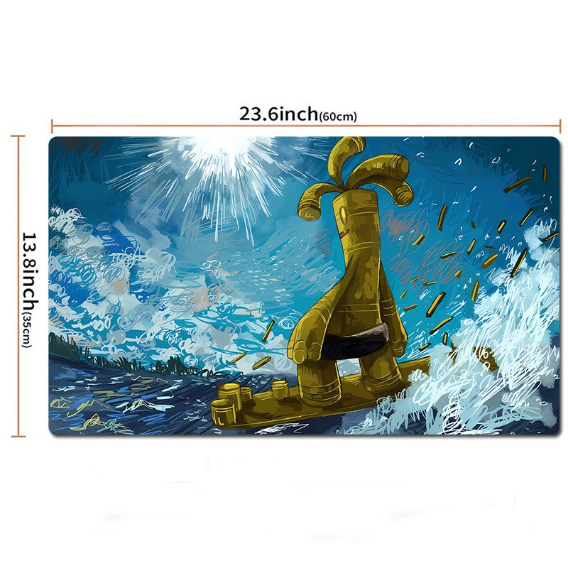 Gholdengo Board Game Pokemon Table Playmat TCG CCG Mat Gaming Play Pad Mousepad