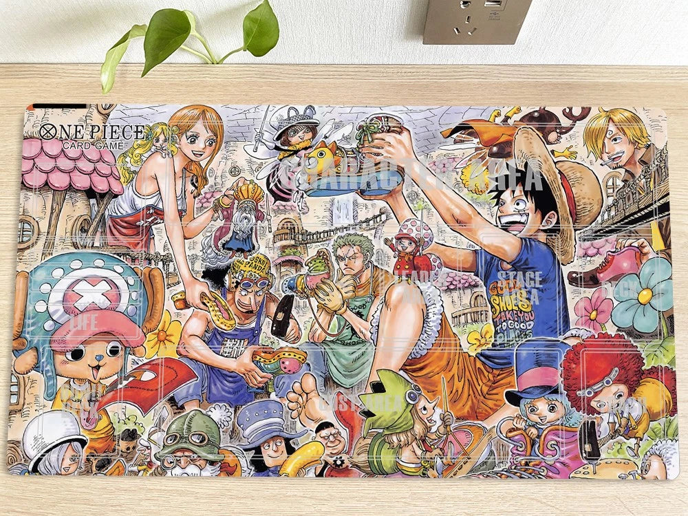 One Piece Manga Table Playmat CCG OPCG Play Mat Trading Card Game Pad Mousepad Deskmat