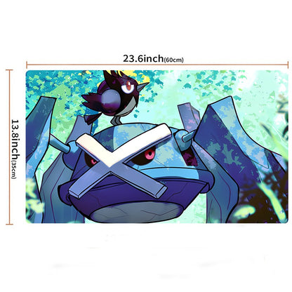 Metagross Rookidee Board Pokemon Playmat PTCG TCG CCG Pad Card Game Play Mat