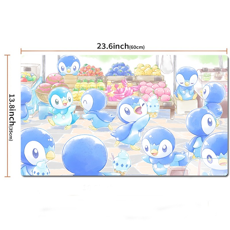 Piplup Board Game Pokemon Table Playmat Card Playing Mat TCG CCG Pad Mousepad