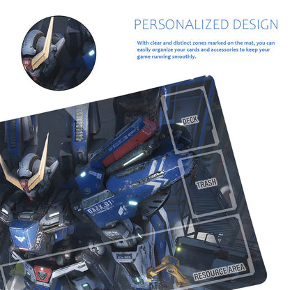 Gundam Playmat Suitable for GCG , includes Storage Bag, 24 x 14 inches (1306588)