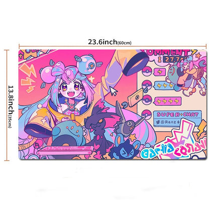 Lono Board Game Pokemon Table Playmat Games Card Play Mat TCG CCG Pad Mousepad