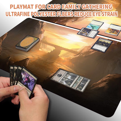SUN-BLESSED PEAK - MTG Playmat | TCG CCG Card Game Mat | Non-Slip Base