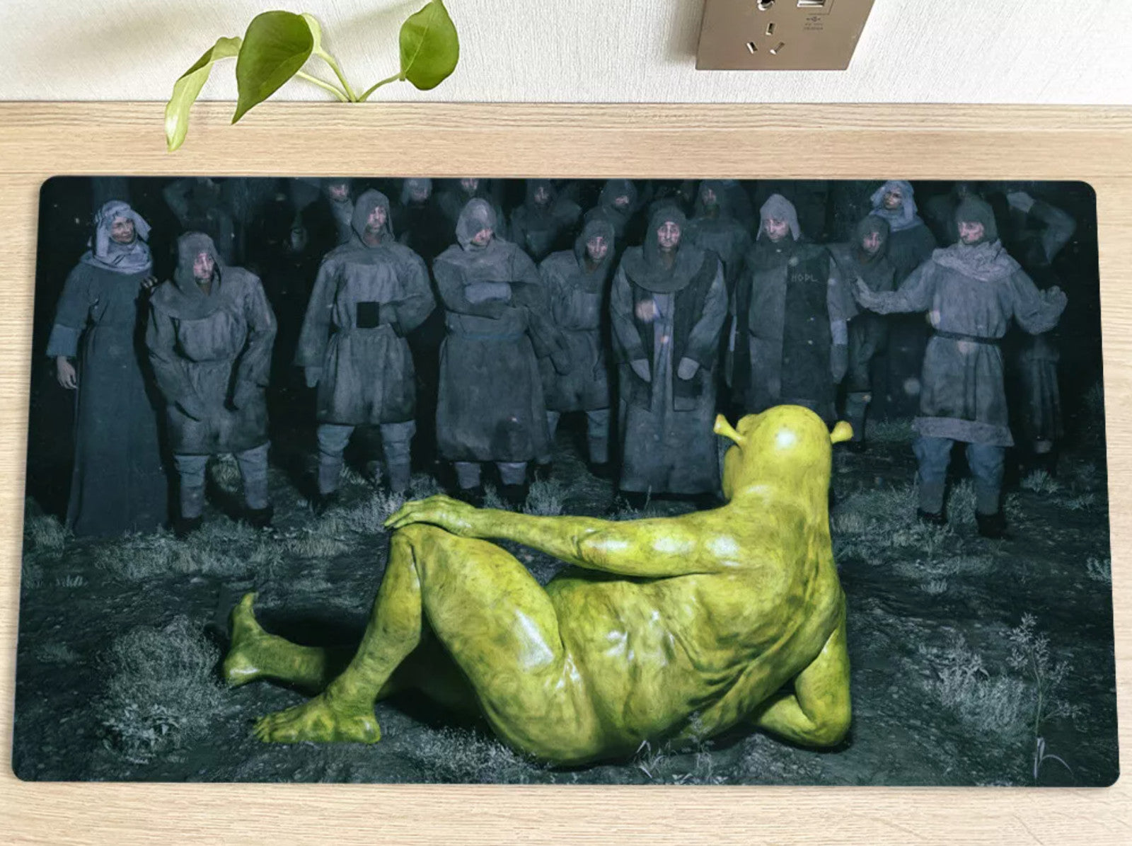 Shrek Trolling Meme | TCG playmat | Magic the Gathering | Yu-Gi-Oh | Pokemon TCG