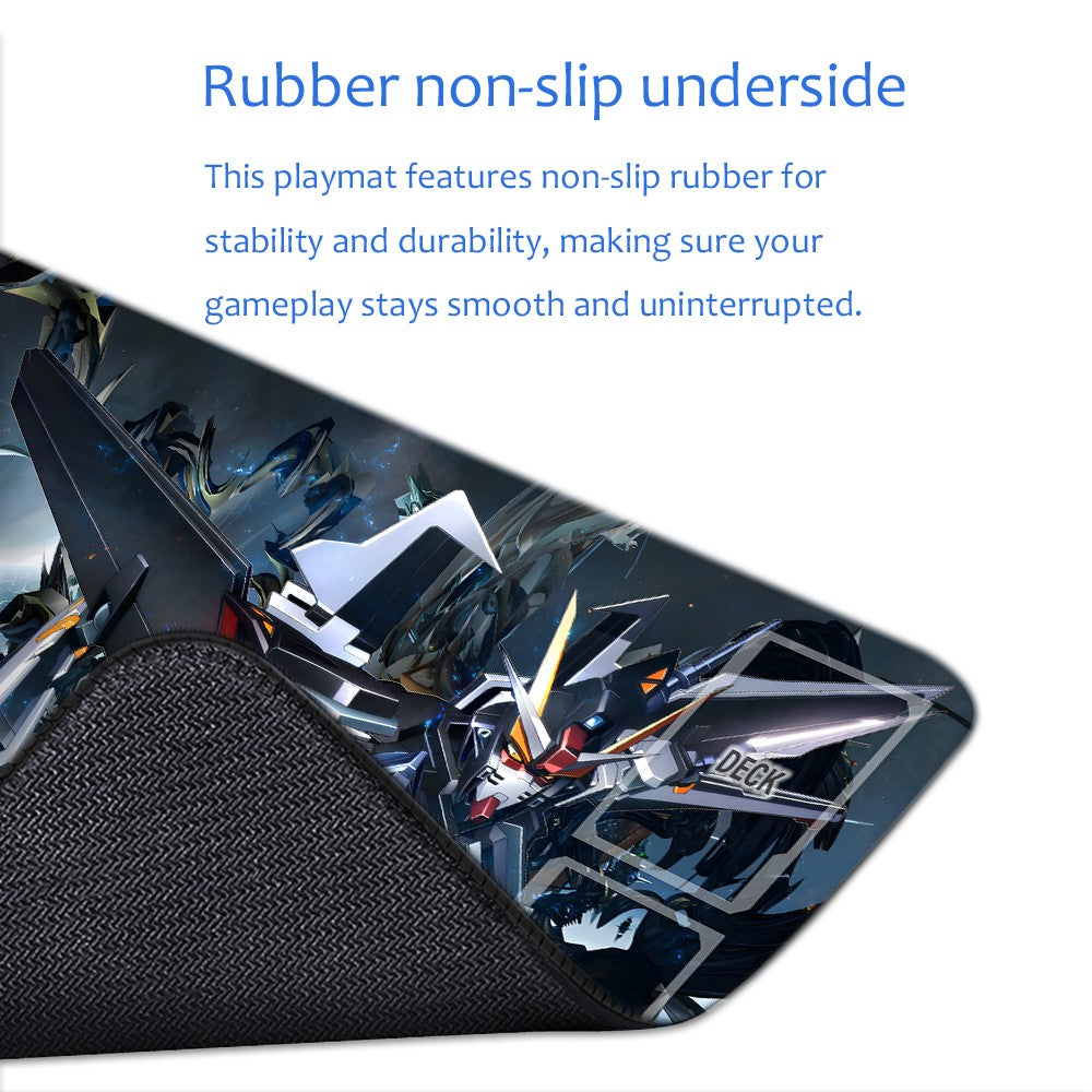 Gundam Playmat Suitable for GCG , includes Storage Bag, 24 x 14 inches (226556)