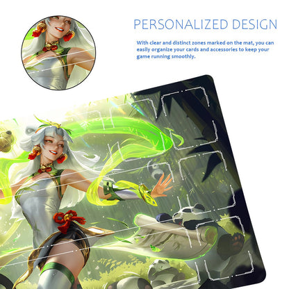 LUX - League Of Legends Riftbound Playmat 24x14 in + Free Storage Bag