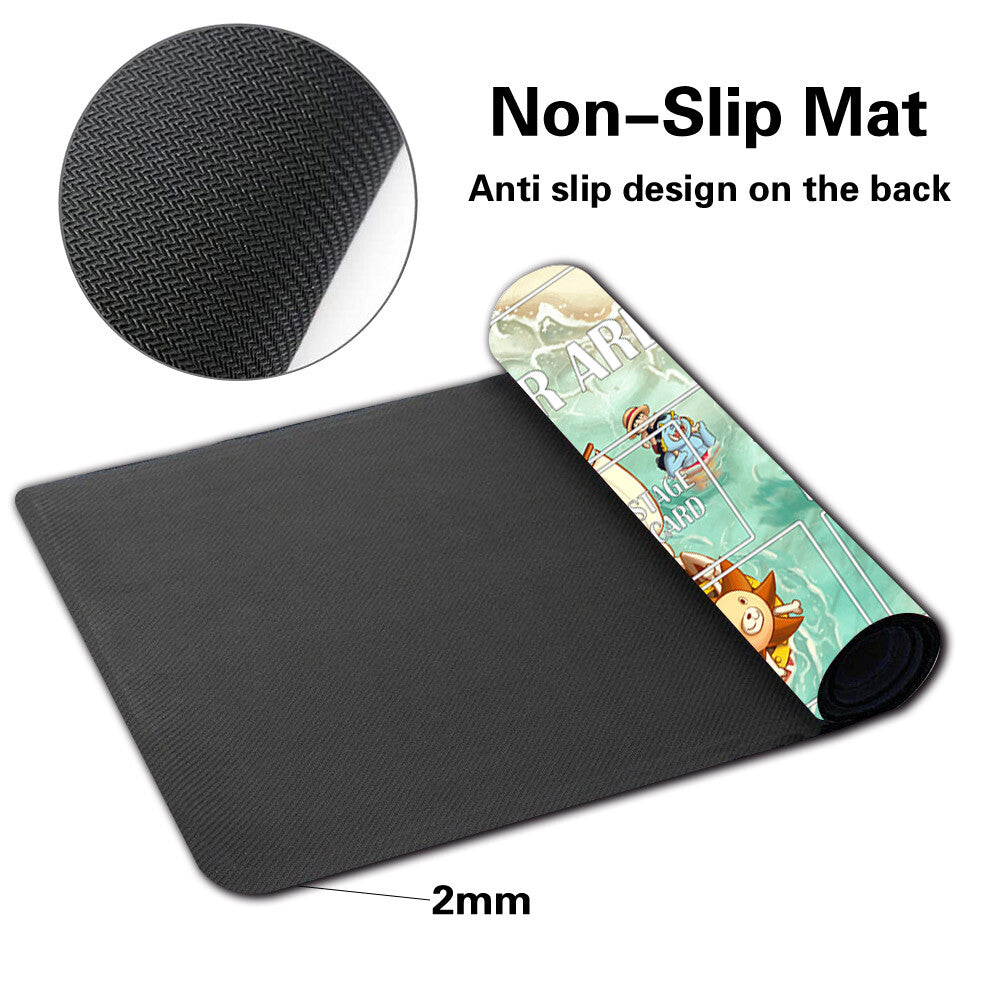 1330380 - Board Game One Piece Playmat with Zone Games Mousepad Play Mat of TCG