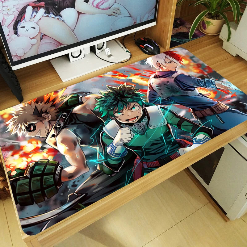 My Hero Academia Anime Mouse Pad Mat Izuku Midoriya Shoto Todoro Large Playmat