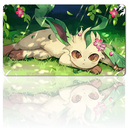 789985 - Board Game Pokemon Leafeon Playmat Games Mousepad Play Mat of TCG