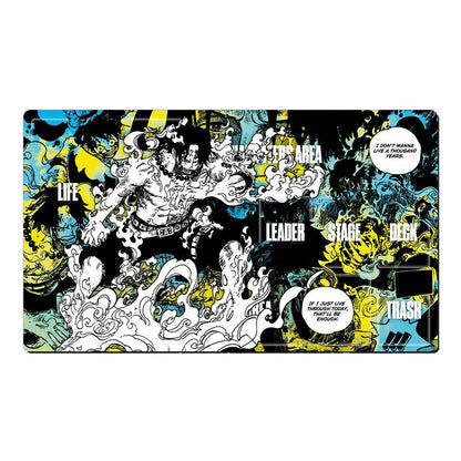 Portgas D. Ace One Piece Table Playmat OPCG TCG CCG Pad Trading Card Game Mat