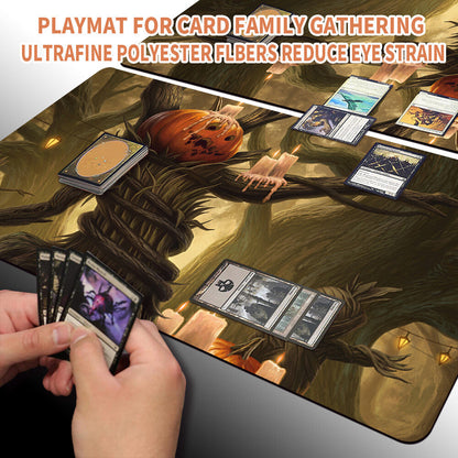 CROSSROADS CANDLEGUIDE -Board Game MTG Playmat Magic The Gathering Playmat Stitched Edge