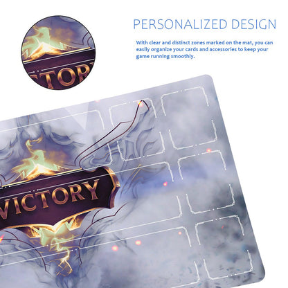 Victory - League Of Legends Riftbound Playmat 24x14 in + Free Storage Bag