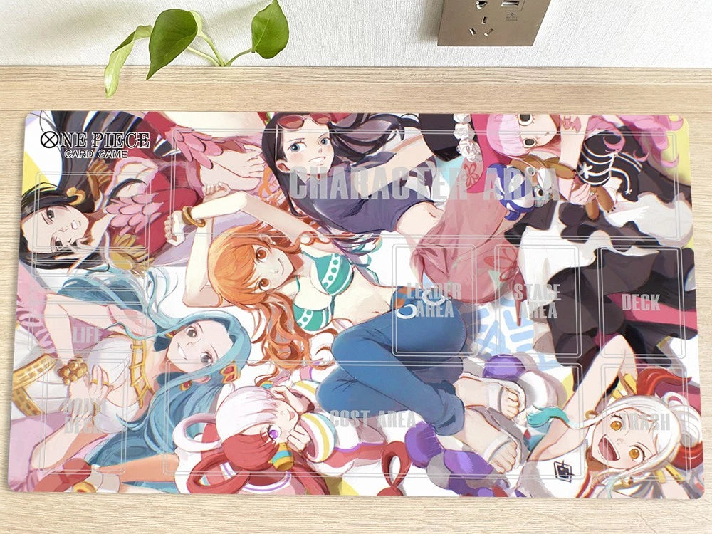 One Piece OPCG TCG CCG Nami Nico Robin Playmat CCG OPCG Trading Card Game Deskmat Mousepad
