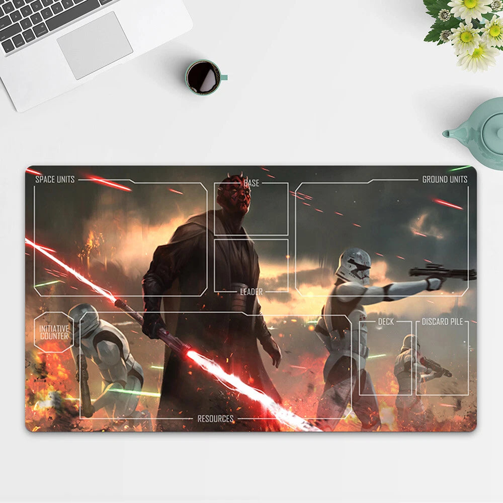 Playmat Darth Maul TCG Starwars : Unlimited Trading Card Game Play Mat Free Bag