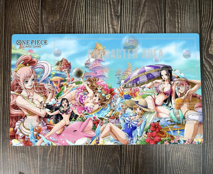 Girls Beach One Piece Table Playmat OPCG TCG CCG Pad Trading Card Game DeskMat Mousepad
