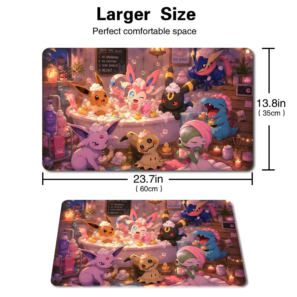 198293 - Board Game Pokemon Eevee Playmat Games Mousepad Play Mat of TCG