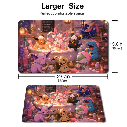 198293 - Board Game Pokemon Eevee Playmat Games Mousepad Play Mat of TCG