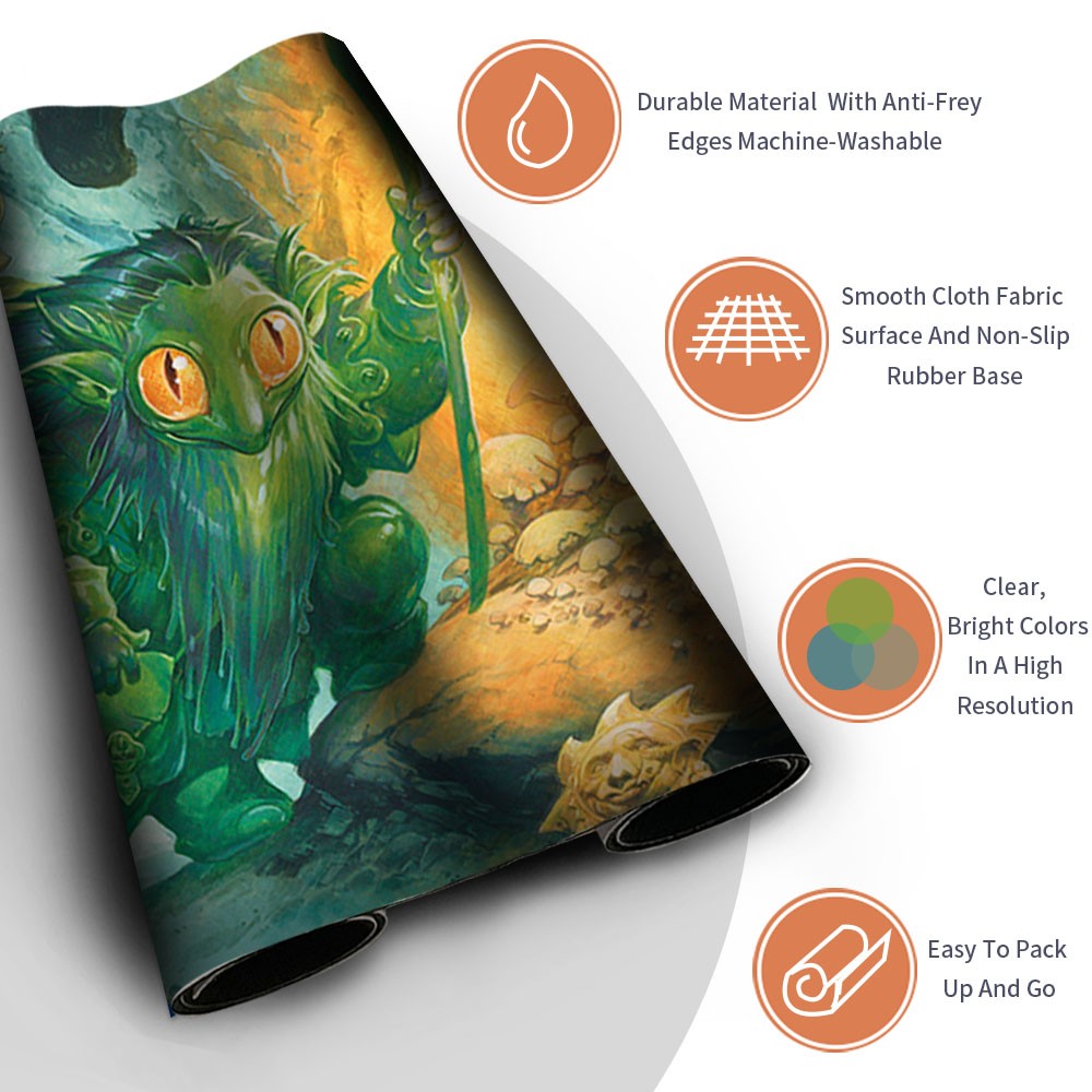MUTABLE EXPLORER - MTG Playmat | TCG CCG Card Game Mat | Non-Slip Base