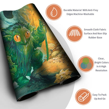 MUTABLE EXPLORER - MTG Playmat | TCG CCG Card Game Mat | Non-Slip Base
