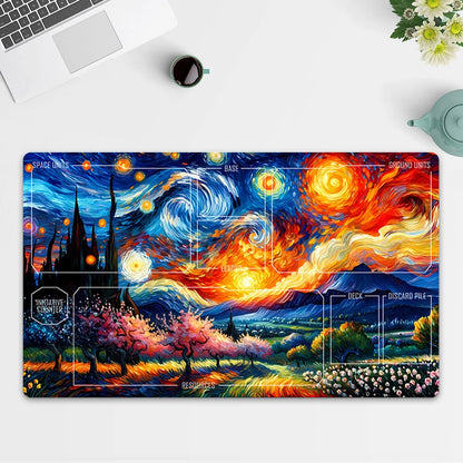 Playmat Landscape TCG Starwars : Unlimited Trading Card Game Mat Free Bag