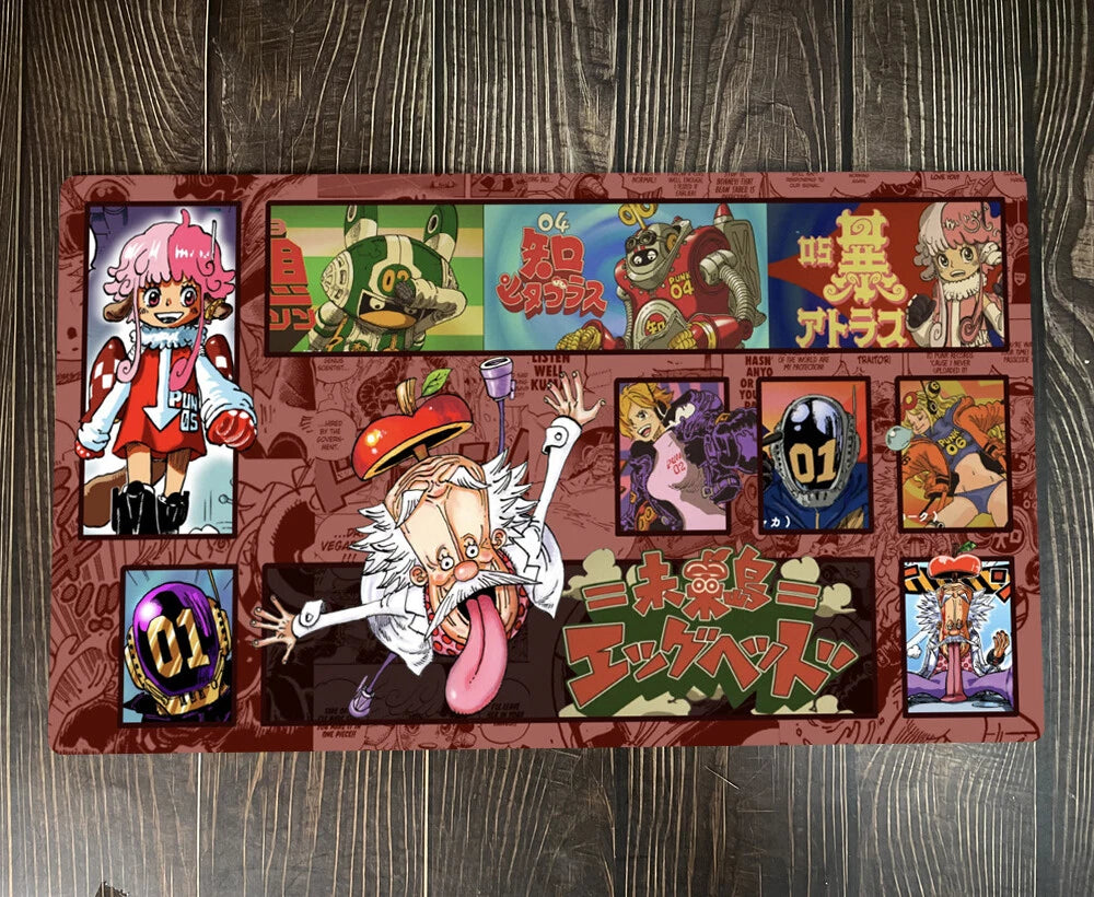 One Piece DR. VEGAPUNK O-P Table Playmat OPCG TCG CCG Mouse Pad Trading Card Game Play Desk Mat