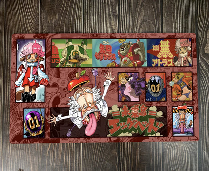 One Piece DR. VEGAPUNK O-P Table Playmat OPCG TCG CCG Mouse Pad Trading Card Game Play Desk Mat