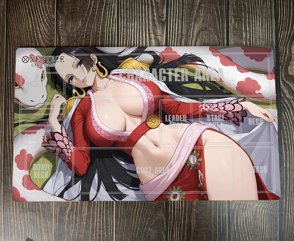 Boa Hancock One Piece Table Playmat OPCG TCG CCG Pad Trading Card Game Mat Mousepad