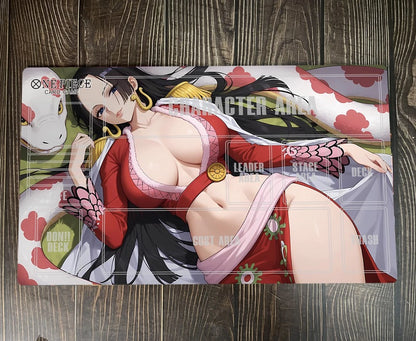 Boa Hancock One Piece Table Playmat OPCG TCG CCG Pad Trading Card Game Mat Mousepad