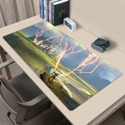 Wizard’s Lighting MTG Playmat Card Game TCG CCG Mat Gaming Play Mat 40X70CM