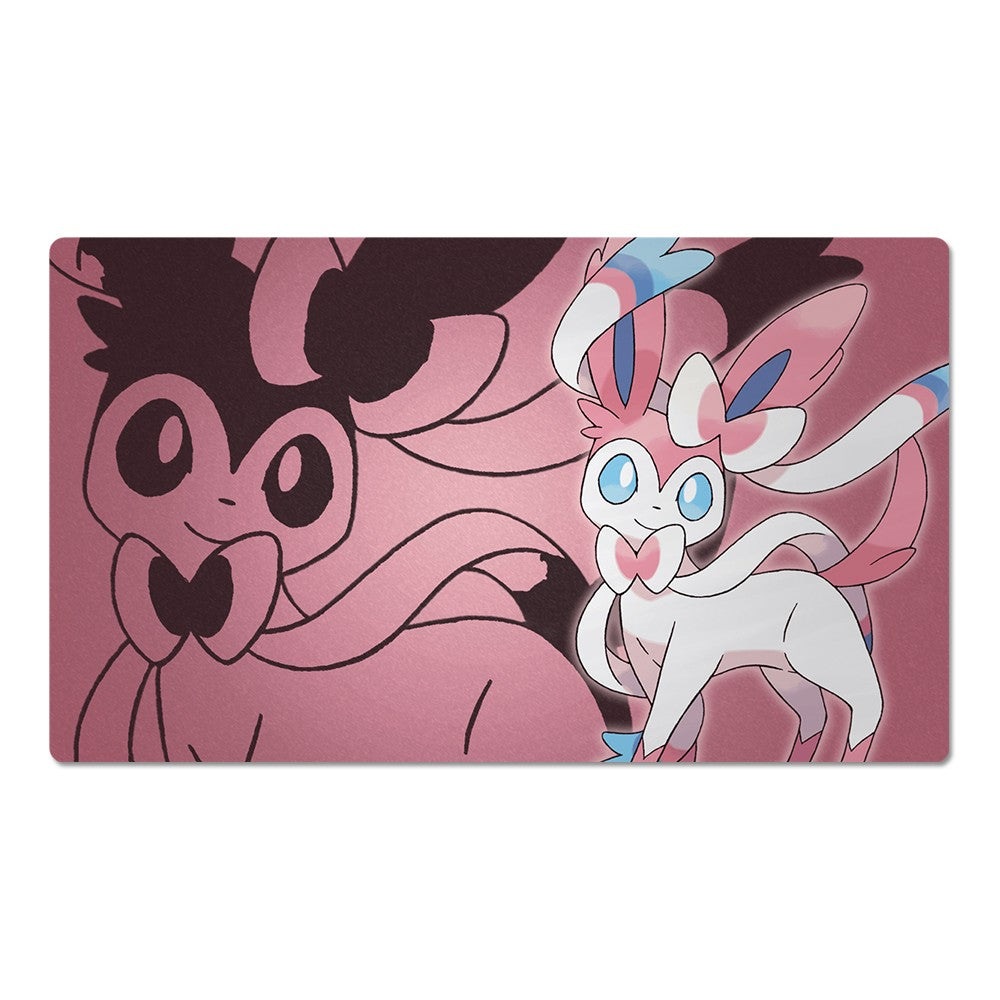 Sylveon Board Game Pokemon Table Playmat PTCG TCG CCG Pad Trading Card Games Mat