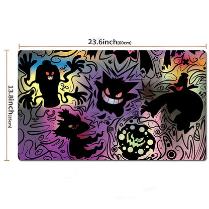 Ghost Board Game Pokemon Table Playmat PTCG TCG CCG Mat Play Pad Mousepad