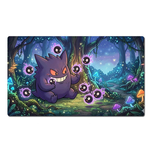 Gengar Gastly Board Game Pokemon Table Playmat TCG CCG Mat Play Pad Mousepad