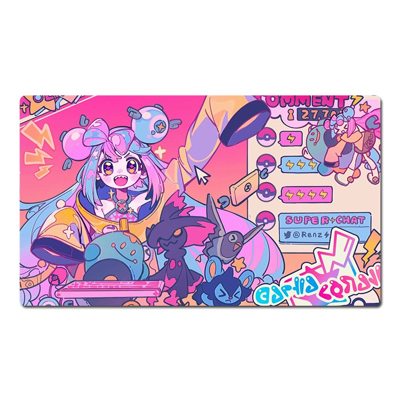 Lono Board Game Pokemon Table Playmat Games Card Play Mat TCG CCG Pad Mousepad