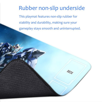 Gundam Playmat Suitable for GCG , includes Storage Bag, 24 x 14 inches (74902)