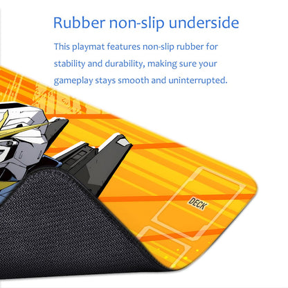 Gundam Playmat Suitable for GCG , includes Storage Bag, 24 x 14 inches (570700)