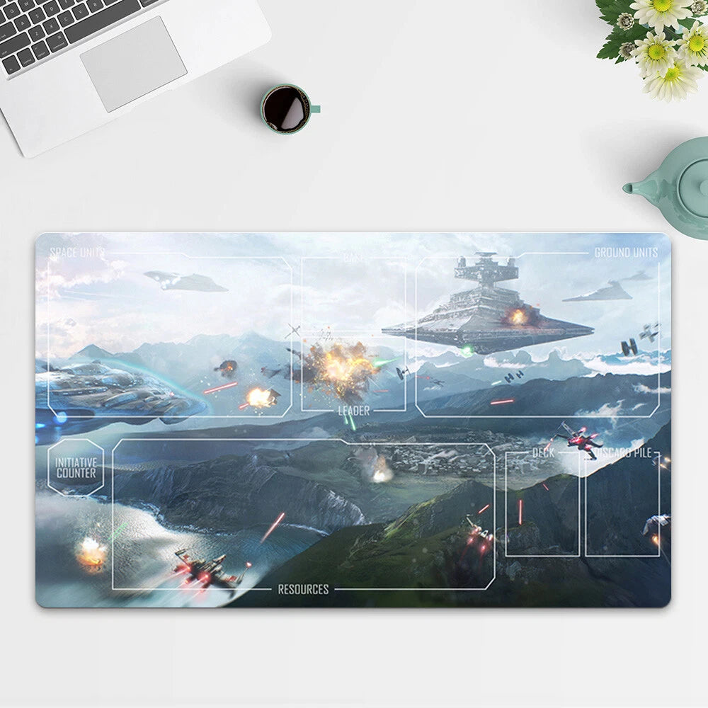Playmat Battlefront TCG Starwars : Unlimited Trading Card Game Play Mat Free Bag