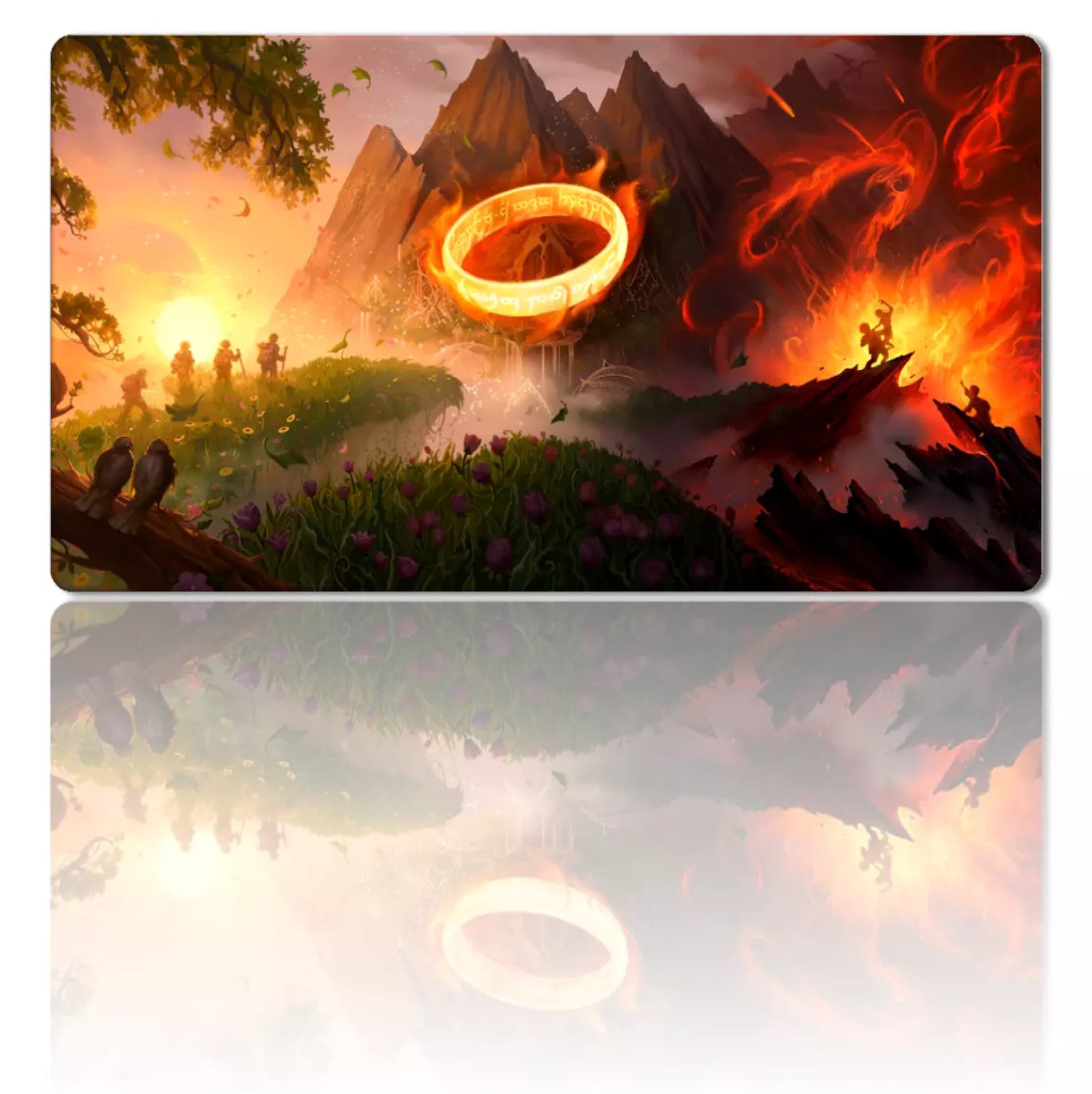 Lord Rings MTG Playmat Trading Card Game Mat TCG CCG Table Mouse Pad