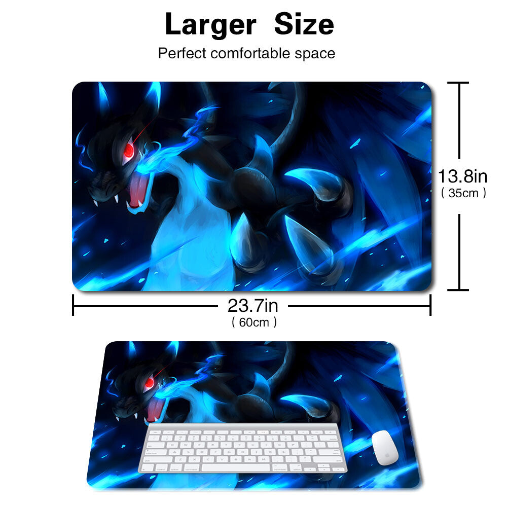 973234 -Board Game Pokemon Mega Charizard Playmat Games Mousepad Play Mat of TCG