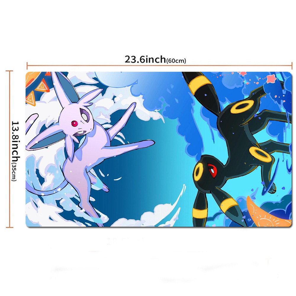 Espeon Umbreon Game Pokemon Playmat PTCG TCG CCG Play Pad Trading Card Game Mat