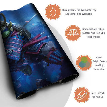 LEONARDO, SEWER SAMURAI - MTG Playmat | TCG CCG Card Game Mat | Non-Slip Base