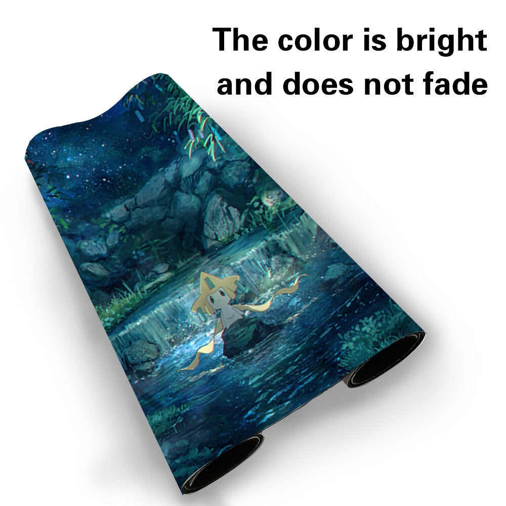 864574 - Board Game Pokemon Jirachi Playmat Games Mousepad Play Mat of TCG