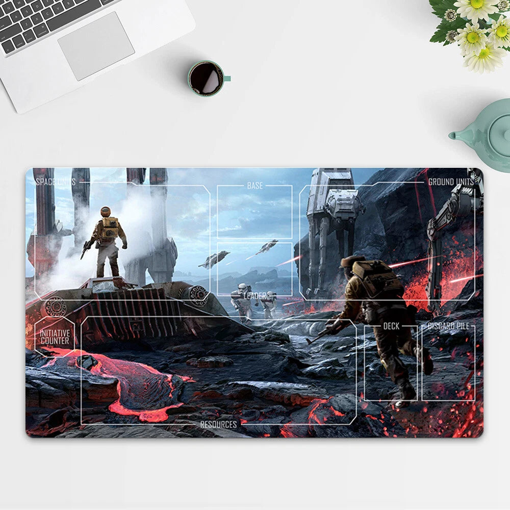 Playmat Battlefront TCG Starwars : Unlimited Trading Card Game Play Mat Free Bag