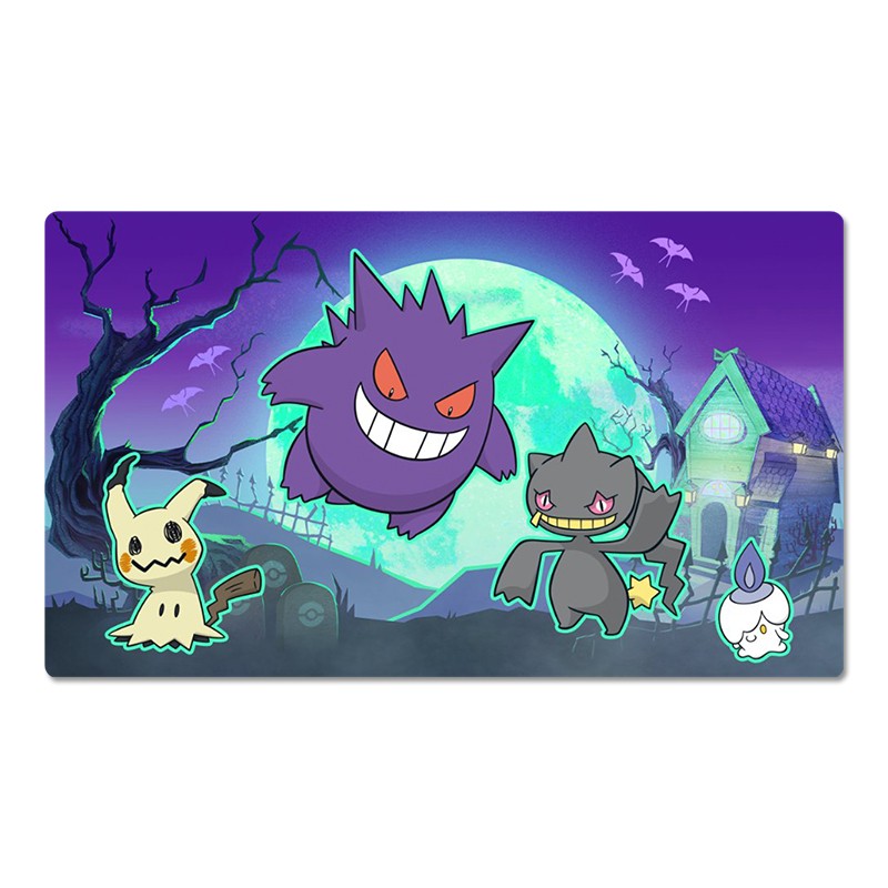 Ghastly Playmat Haunter Board Game Pokemon Card Play Mat TCG CCG Pad Mousepad