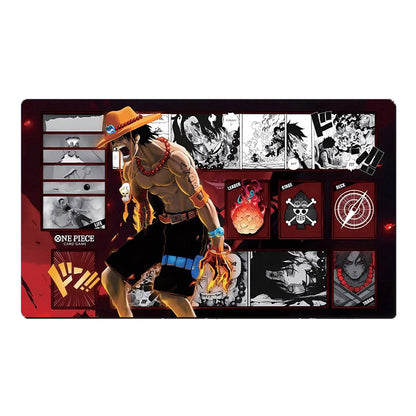 Portgas D. Ace One Piece Table Playmat OPCG TCG CCG Mouse Pad Trading Card Game Mat